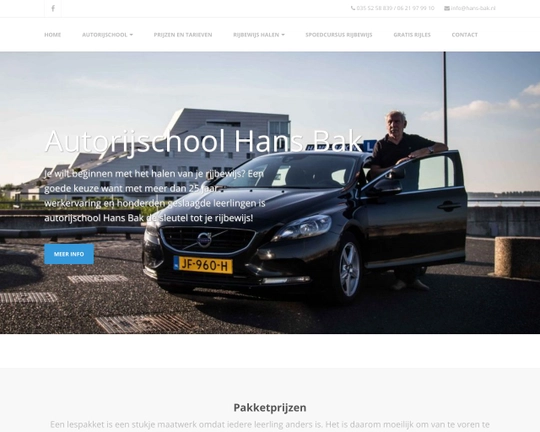 Autorijschool Hans Bak Logo