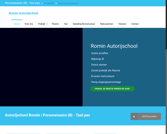 Autorijschool Romin Logo