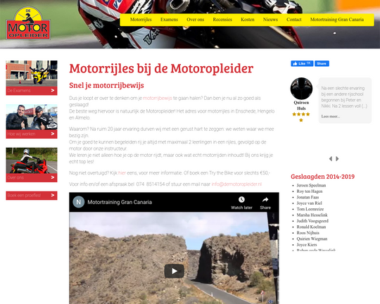 De Motoropleider Logo