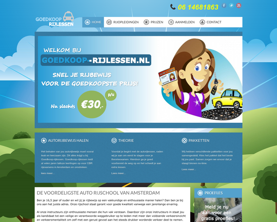 Goedkoop Rijlessen Logo