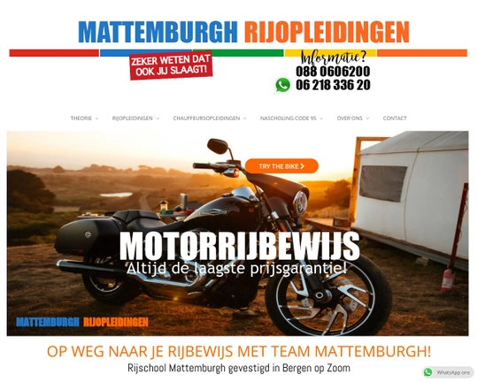 Mattemburgh Rijopleidingen Logo