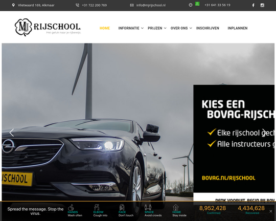MJRijschool Logo