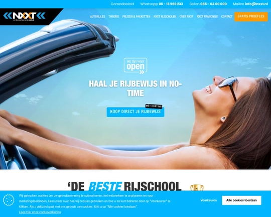 NXXT Autorijscholen Logo