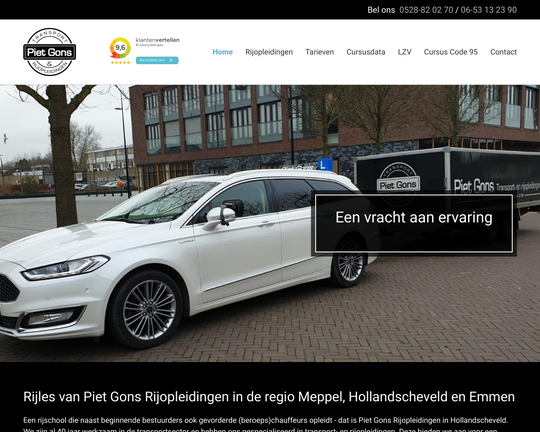PietGonsransportenrijopleidingen Logo