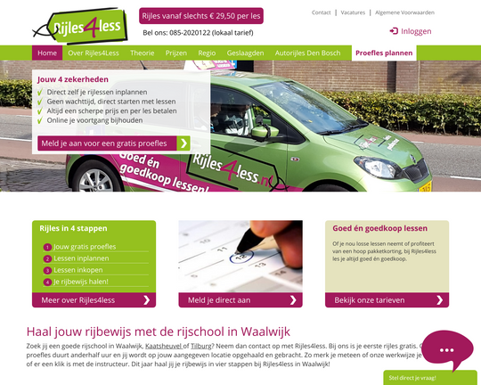 Rijles4less Logo