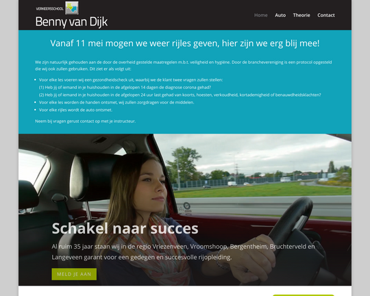 Rijschool Benny van Dijk Logo