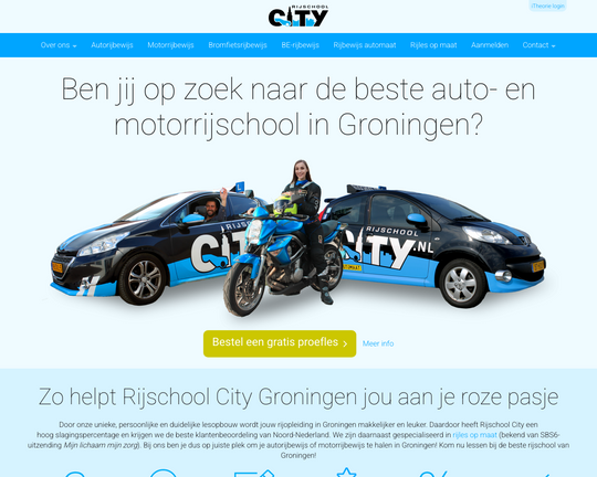 Rijschool City Logo