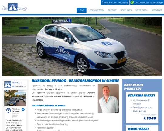 Rijschool de Hoog Logo