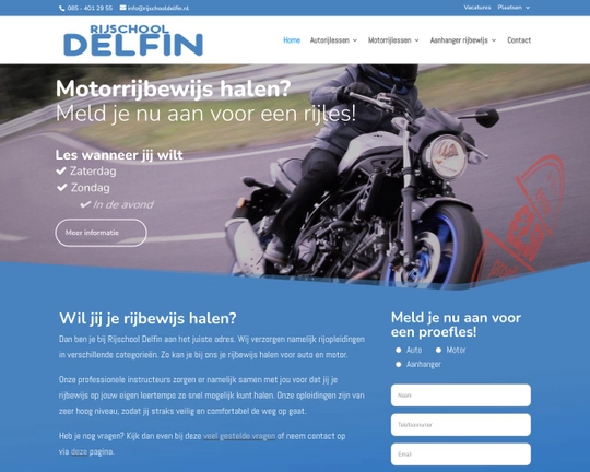 Rijschool Delfin Logo