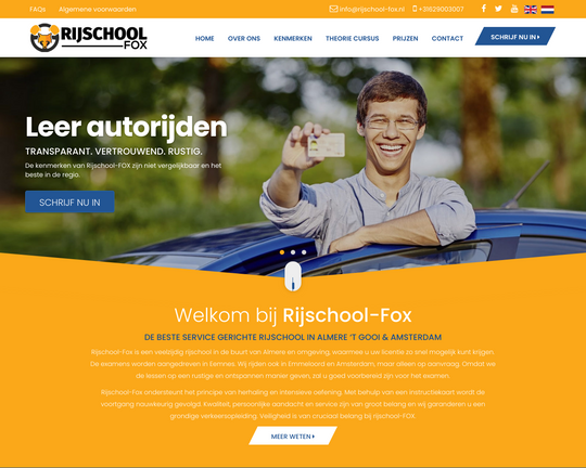 Rijschool FOX Logo