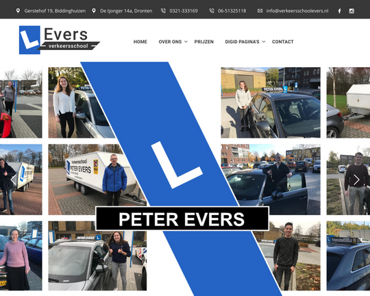 Rijschool Peter Evers Logo