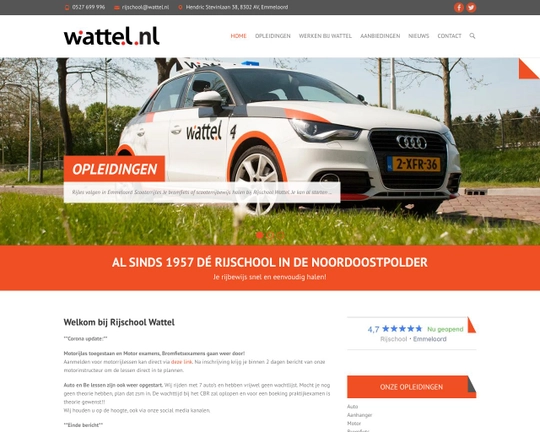 Rijschool Wattel Logo