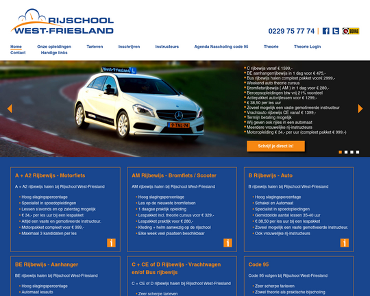 Rijschool West-Friesland Logo