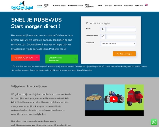 Verkeersschool CONCEPT Logo